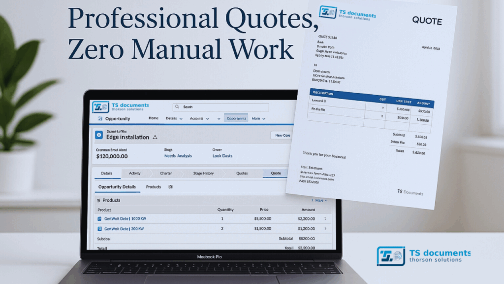 Automating Salesforce Quote Generation: A Step-by-Step Guide
